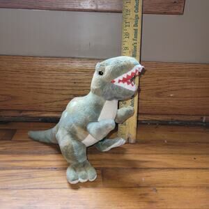 PrexTex Green Dinosaur Plush @ 9.5 inches tall